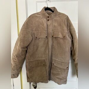 Vintage B ALTMAN & CO Fifth Avenue Tan Leather Suede Jacket Men's  42 Large